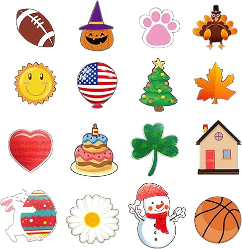 Miniatura 5 de Letrero de bienvenida de Navidad para puerta delantera gancho de puerta divertido de madera de 118 pulgadas decoración rústica para colgar en la