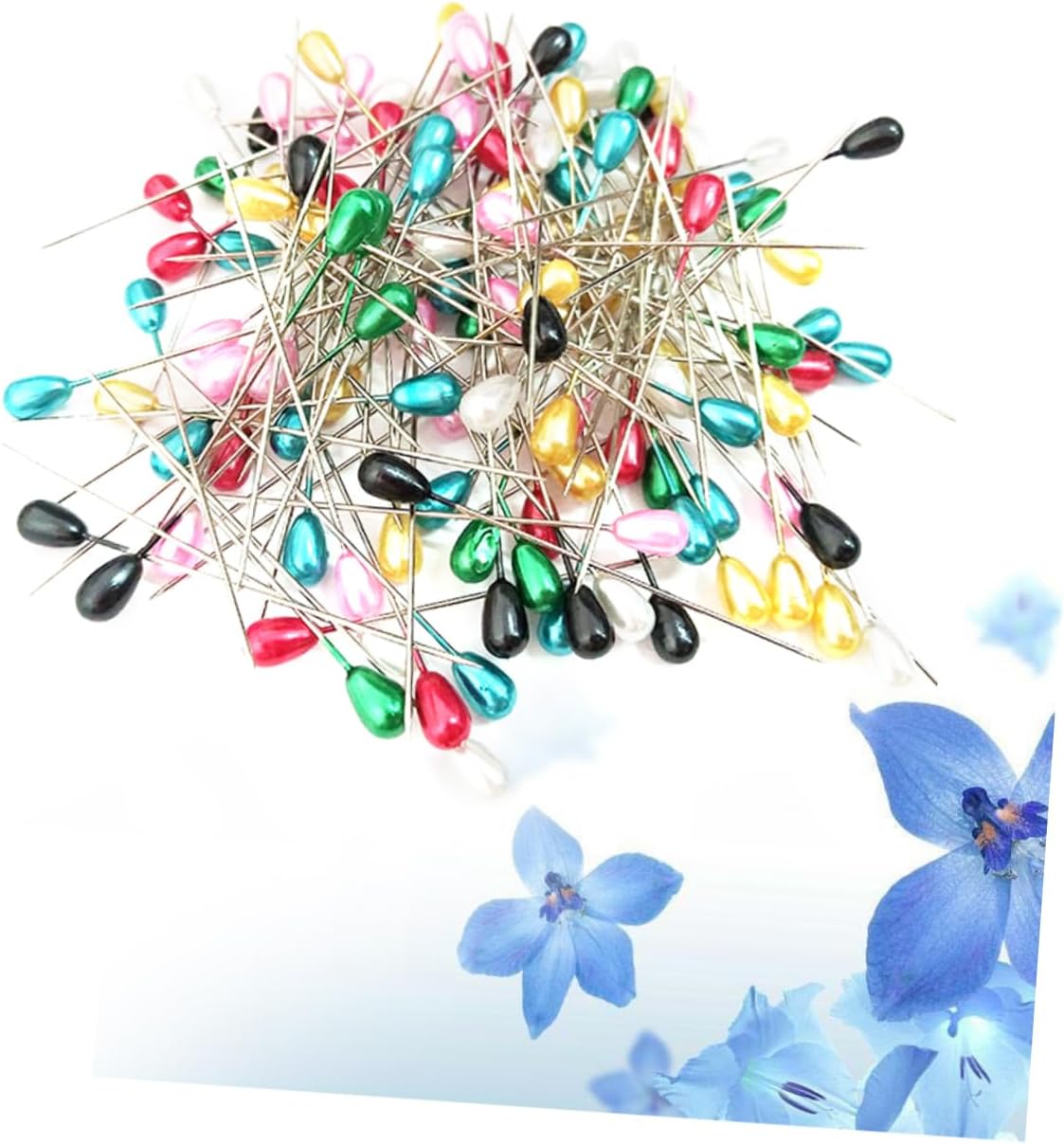 288pcs Water Drop Bead Needle for Crafts Dressmaker Pins Sewing Sharp Pin