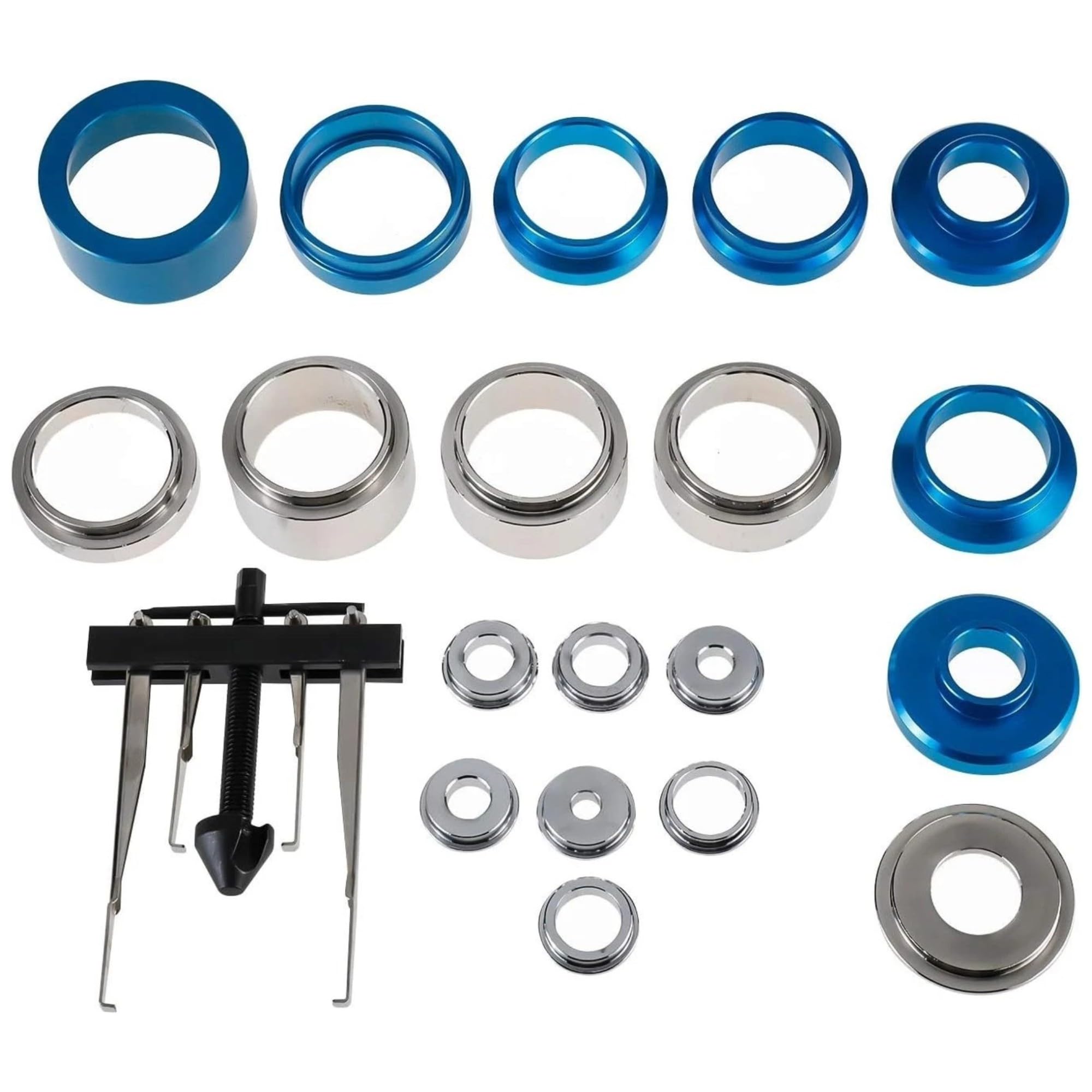 topolenashop Estrattore Paraolio per Albero Motore e Albero a Camme – Set Rimozione e Installazione Guarnizioni Olio con Adattatori, Attrezzo Professionale per Officina Auto | FS-63630