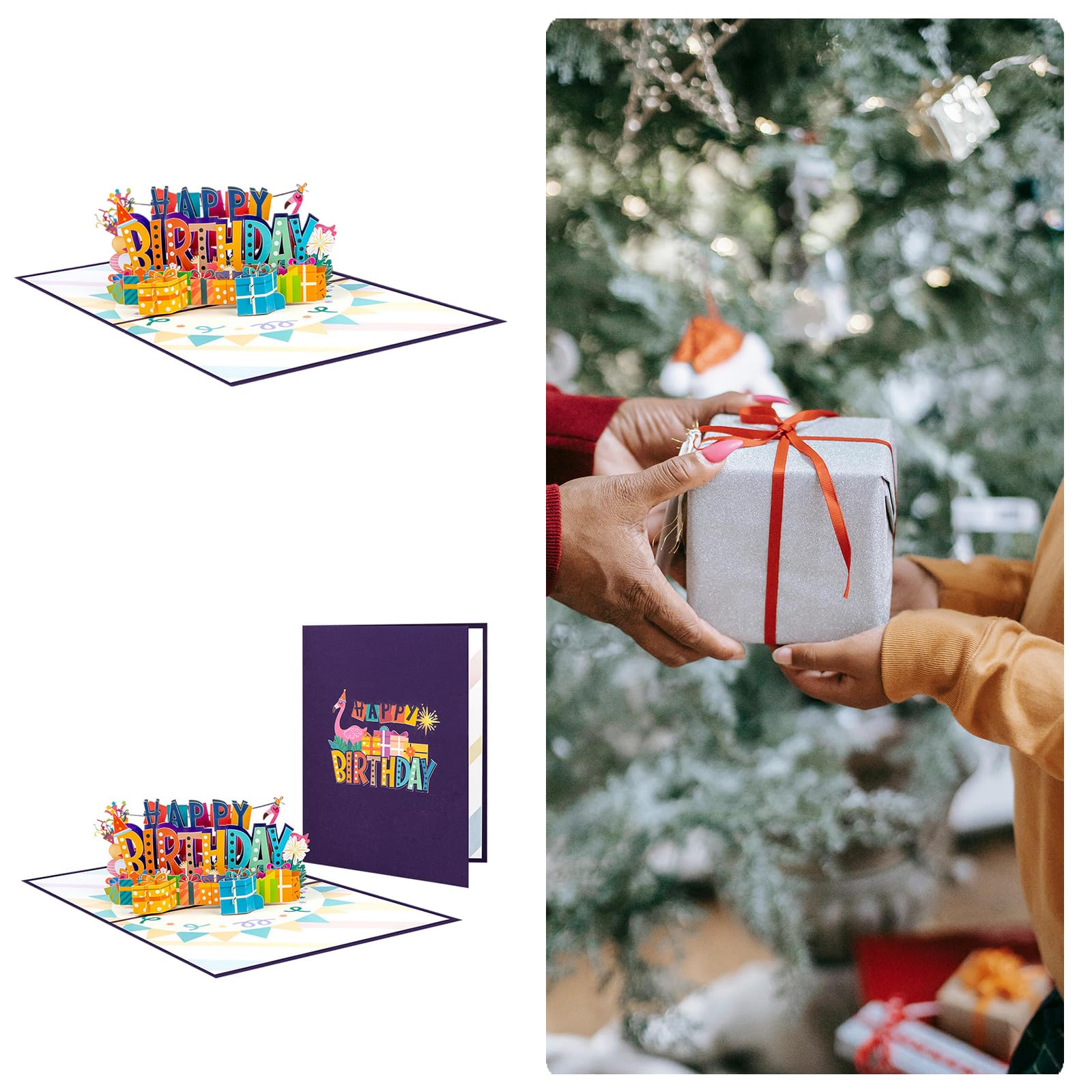 Lovepop Biglietto Pop-up Di Compleanno Con Fenicottero – 12,7x17,8 Cm – Con Messaggio Nascosto – Regalo Per Lei