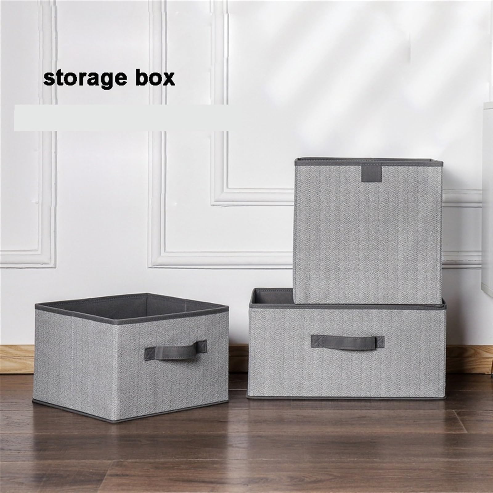 Caja de almacenamiento de tela no tejida, nizer cuadrado sin tapa para ropa y artículos diversos, solución de almacenamiento de cajones de 30 x 30 x 30 cm, duradera y ahorra espacio