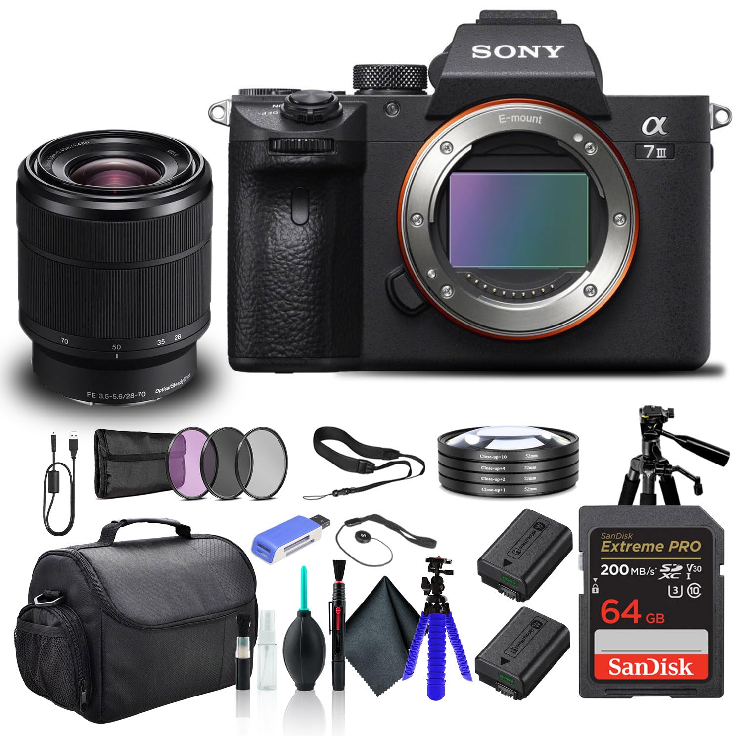 Amazon.com : Sony Alpha a7 III Mirrorless Camera with 28-70mm Lens
