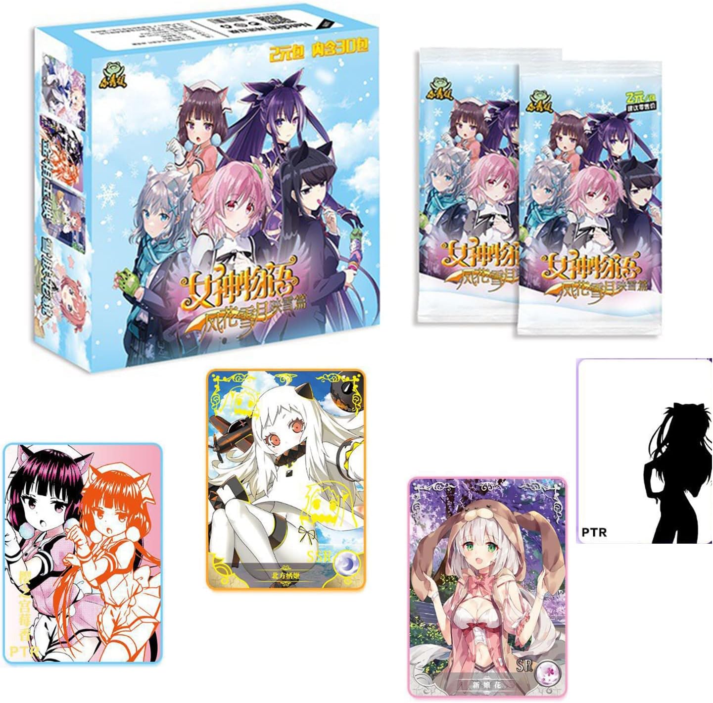Goddess Story TCG Collection Cards Goddess Story Anime Girls Game 