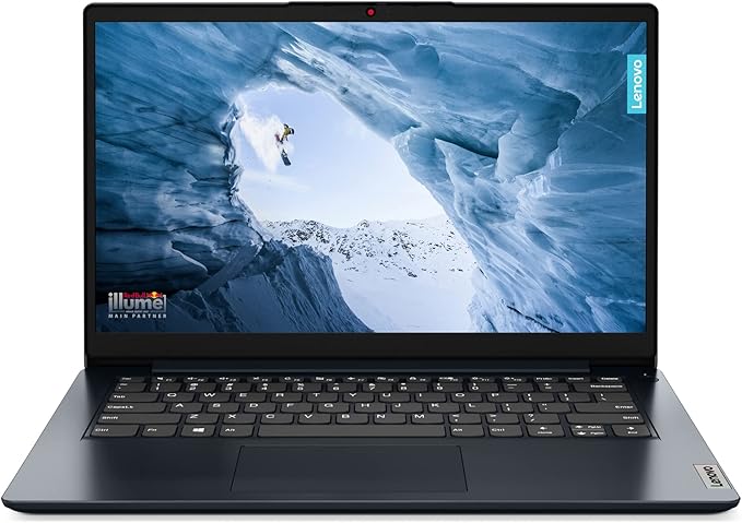 Lenovo IdeaPad 1 Ordinateur portable 1,5 kg, écran FHD 15,6" - (Intel Celeron N4020, carte graphique intégrée, RAM 4 Go, SSD 128 Go, WiFi 6, Windows 11, Microsoft 365) - Abyss Blue