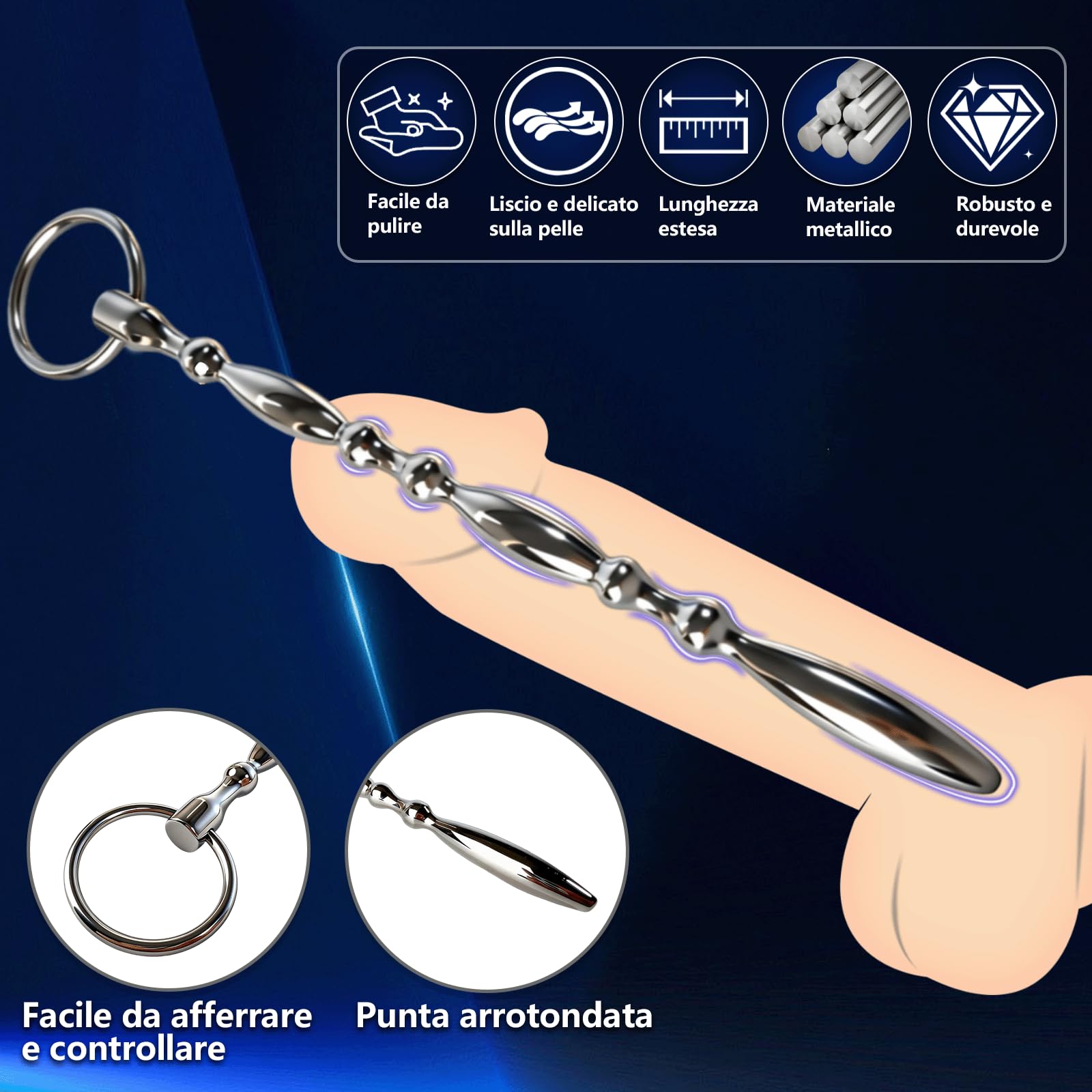 Dilatatori Uretrali 200×10mm Dilatatore Uretra Plug Uretrale Sonda Uretrale Uomo Plug Uretra Uomo Maschile Dilatatore Dilatatori del Pene Uomini Massaggio Prostatico Giocattoli Sex Toy per Uomini