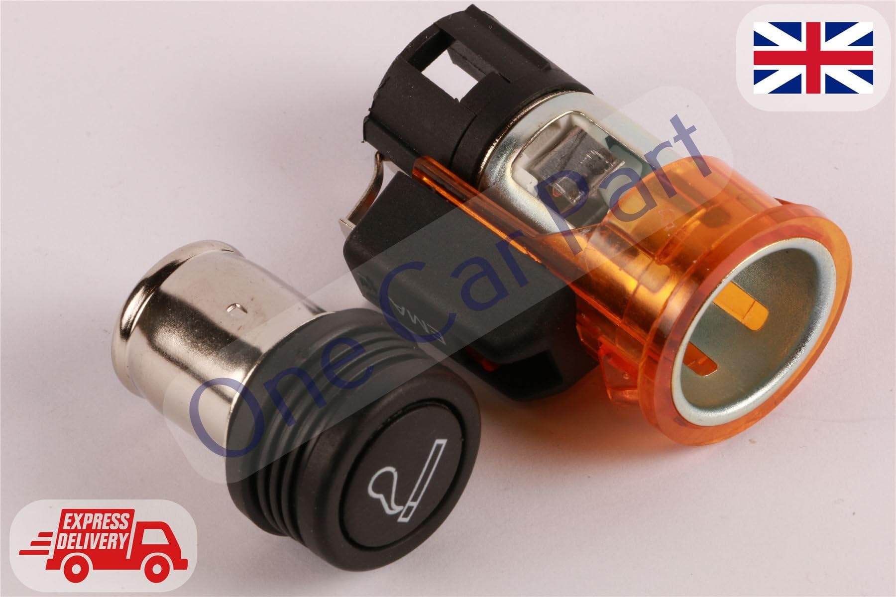 New 12V Orange Cigarette Lighter for Bravo Brava Grande Punto Doblo Stilo