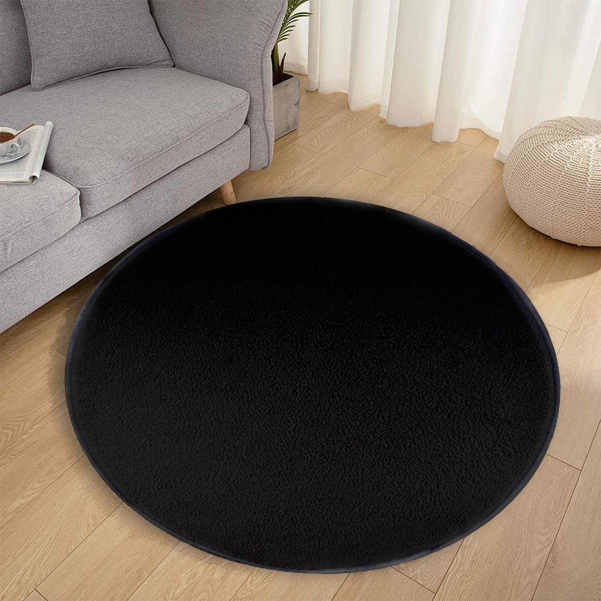 Custom Rug Personalized Area Carpet with Logo Image Text Photo Customize Round Bath Mat Non-Slip Shower Carpet for
