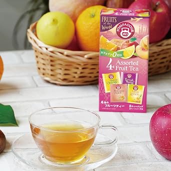 Japan Green Tea Center Pompador 4 Assorted Fruit Tea 8TB