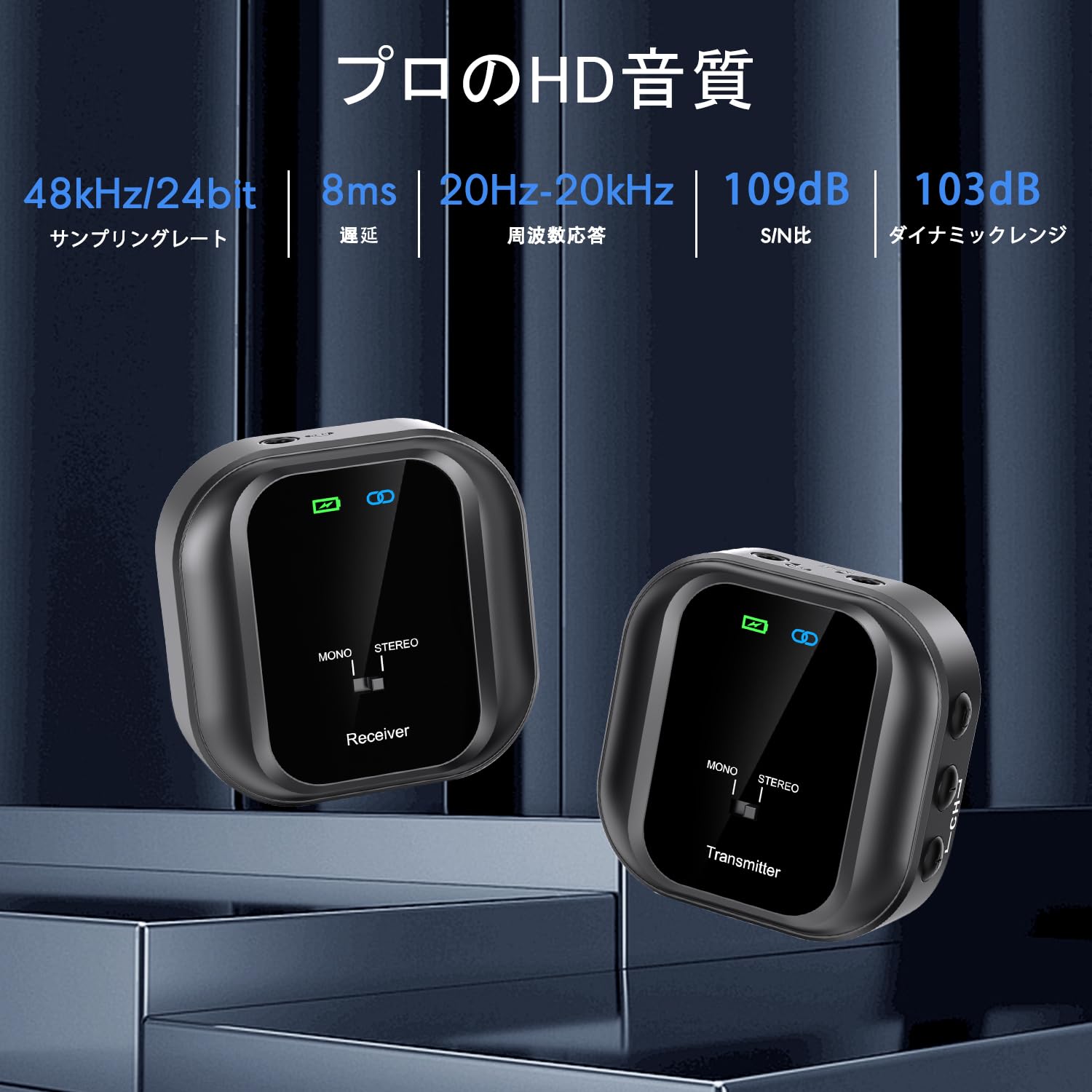 Amazon.co.jp: XIAOKOA ワイヤレスインイヤーモニター ワイヤレス