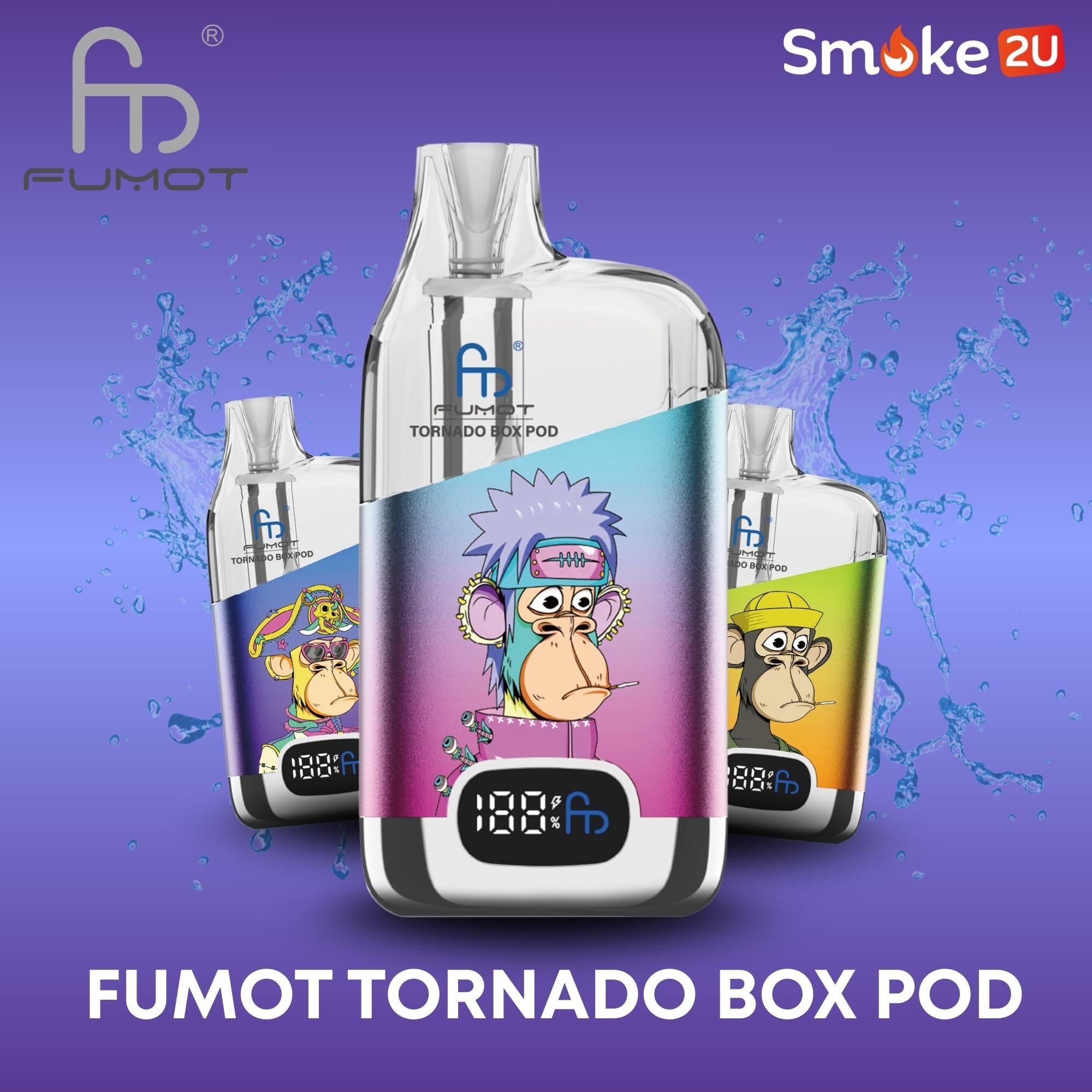 Tornado Box Pod Kit 800mAh E-Zigarette Akkutrger mit Digitalanzeige, Mesh  Pod Refillable System, inkl. 0,9 Ohm wiederbefllbares Leerpod, USB-C, Ohne  Nikotin, Ohne Liquid: Amazon.de: Elektronik & Foto