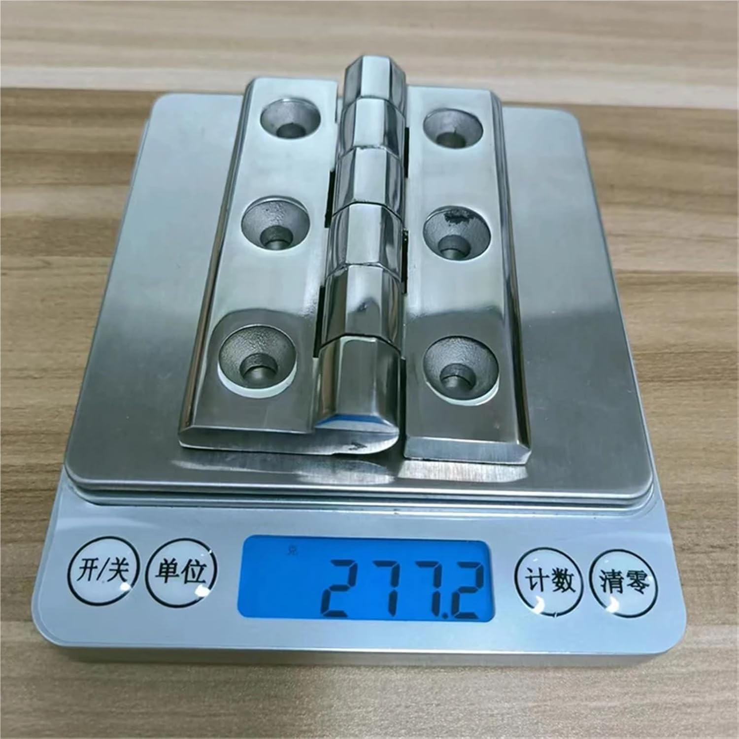 Stainless Steel Industrial Heavy Hinge CL226-5 Hinge 90 * 59 Thickened Switchboard Hinge 1Pcs(Mirror-Stainless)