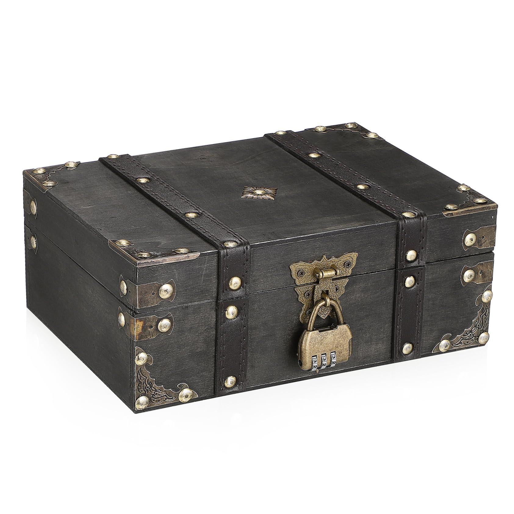 Schmuckkästchen Im Vintage-stil Mit Passwortschloss Aufbewahrungsbox Für Halsketten Ringe Und Armbänder Dekorative Schmuckschatulle Für Damen