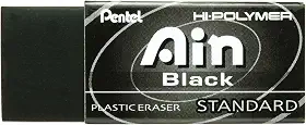 Borracha Ain, Pentel, Preta, Pacote de 1
