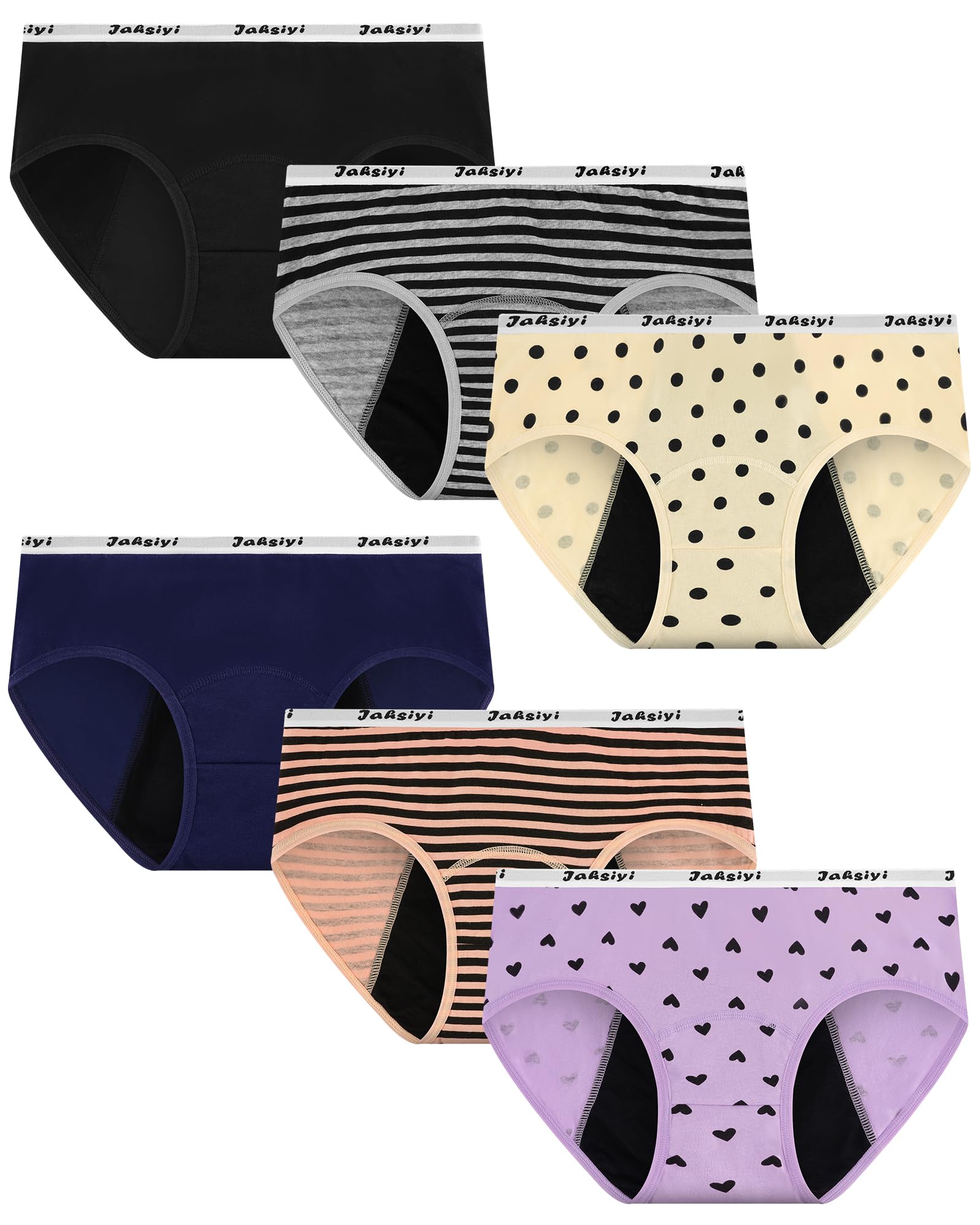 Girls Period Underwear LeakProof Cotton Panties for Teens