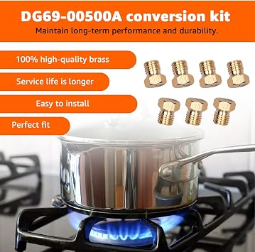 for Samsung DG69-00500A Range Natural Gas to Propane LP Conversion Kit