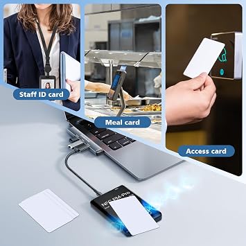 IC&ID RFID Copier,RFID Reader Applicable to IC 13.56 MHz,RFID Copier Reader Writer Applicable to ID 125-500 KHz,for:ID/CUID/FUID/UFID/GDM/5200/5577/8265/8268/4305/HID-125K Cards,Not Used for iOS