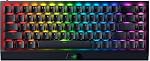 Razer BlackWidow V3 Mini HyperSpeed 65% Clavier de jeu mécanique sans fil: Interrupteurs mécaniques verts Tactil & Cliquez ici - Casquettes de pudding fantôme - Chroma RGB - Jusqu'à 200 Batterie Hr - Razer Appuyez sur le bouton