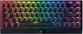 Razer BlackWidow V3 Mini HyperSpeed 65% teclado mecânico sem fios para jogos: interruptores mecânicos verdes tácteis e clicy, teclas Phantom Pudding - Chroma RGB - bateria de até 200 horas -