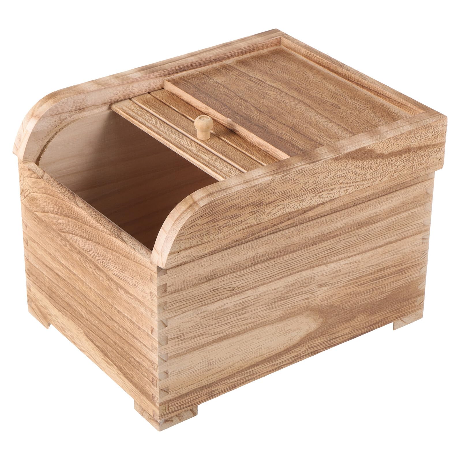 Récipient alimentaire bois massif VILLCASE, coffret de stockage de luxe étanche