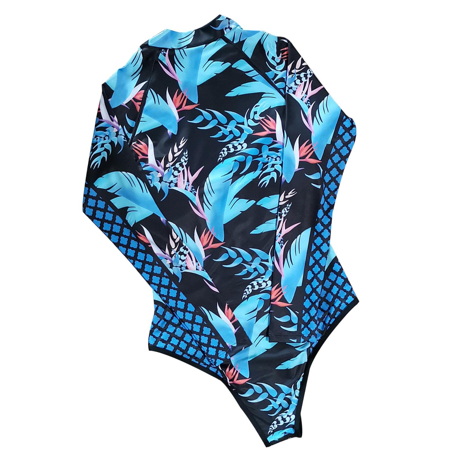 Long Sleeve Swimsuit for Women Bathing Suit for Swimming Pool Summer Holiday L|Clothing, Shoes & Accessories | Womens Clothing | Swimwear|1 Women Swimsuit-image-37