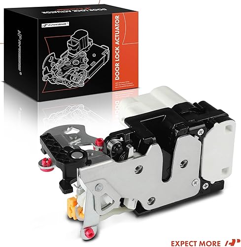 Miniatura 8 de A-Premium Actuador de bloqueo de puerta trasera derecha del pasajero compatible con Chevrolet Express 1500 Express 2500 Express 3500 Express 4500 y