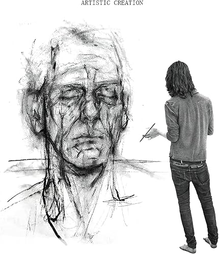 Miniatura 9 de Palitos de carbón para artistas, 24 unidades, profesional, manga, bocetos, dibujo, lápiz de carbón, negro/lápiz de dibujo, sin madera (núcleo de