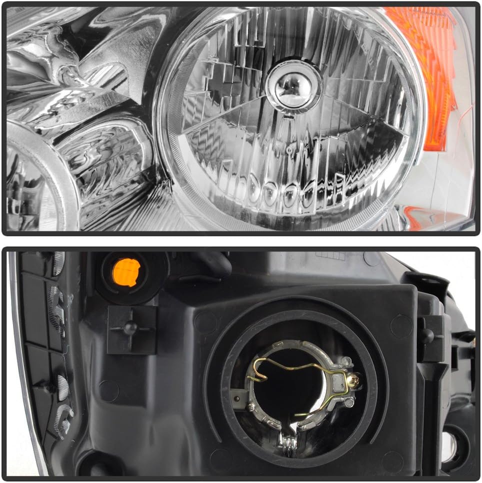 ACANII - For 2007-2011 Honda CRV CR-V Headlights Headlamps Front Light Assembly Pair Replacement Driver + Passenger Side