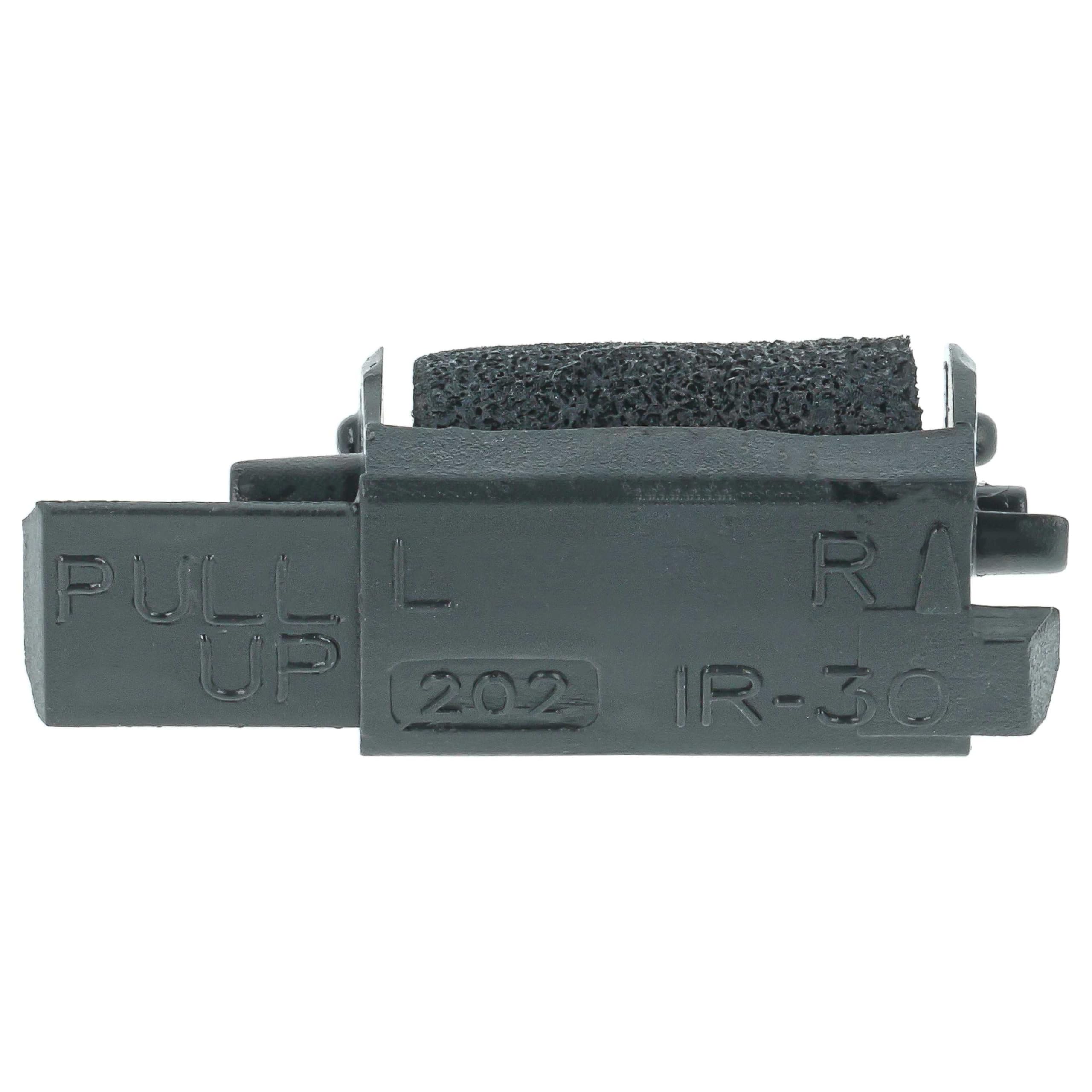 vhbw 10x Farbrolle Farbwalze Schwarz kompatibel mit Epson IR 40 T | Taschenrechner, Registrierkasse