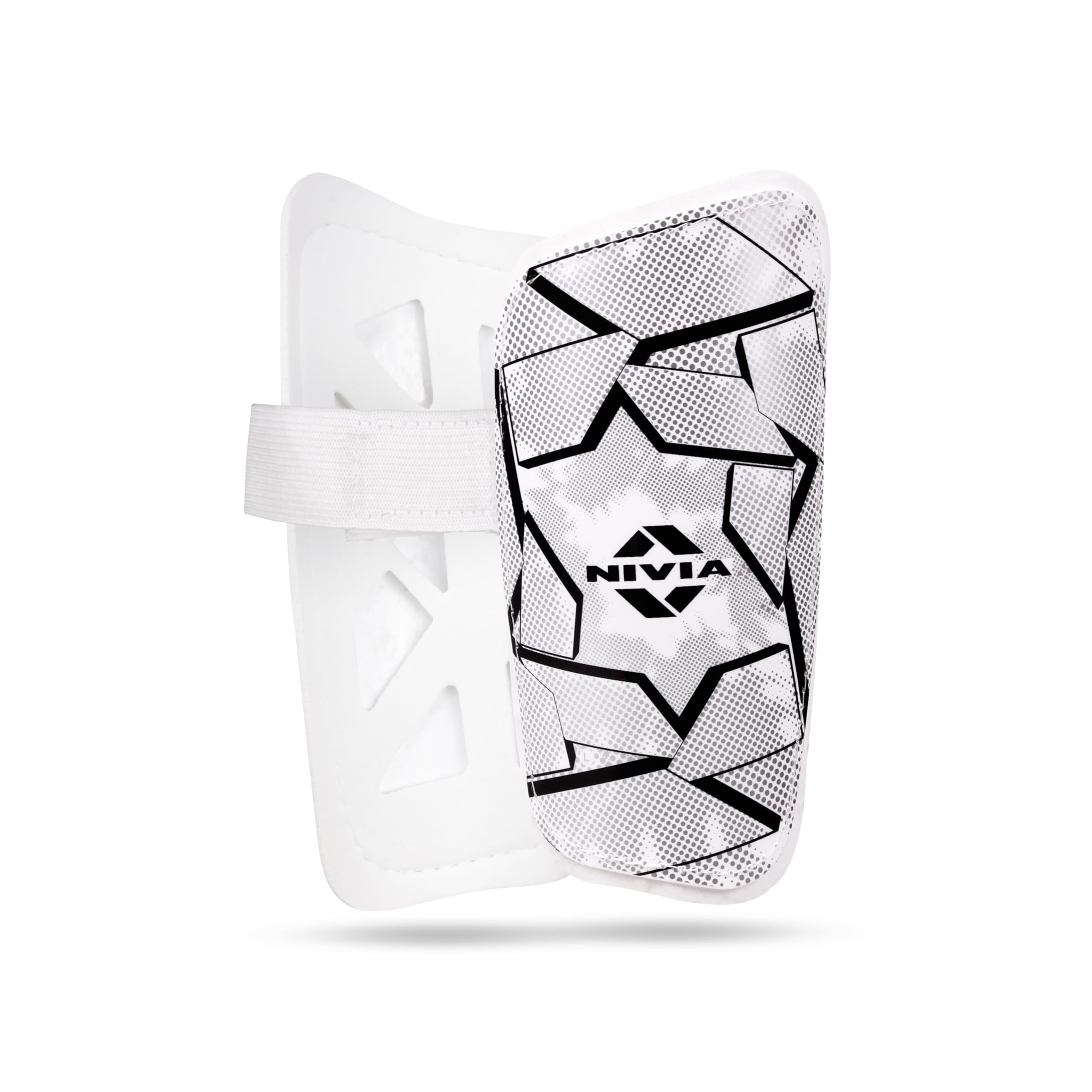 Nivia Classic Football Guard, Black ,Standard ,SG-756