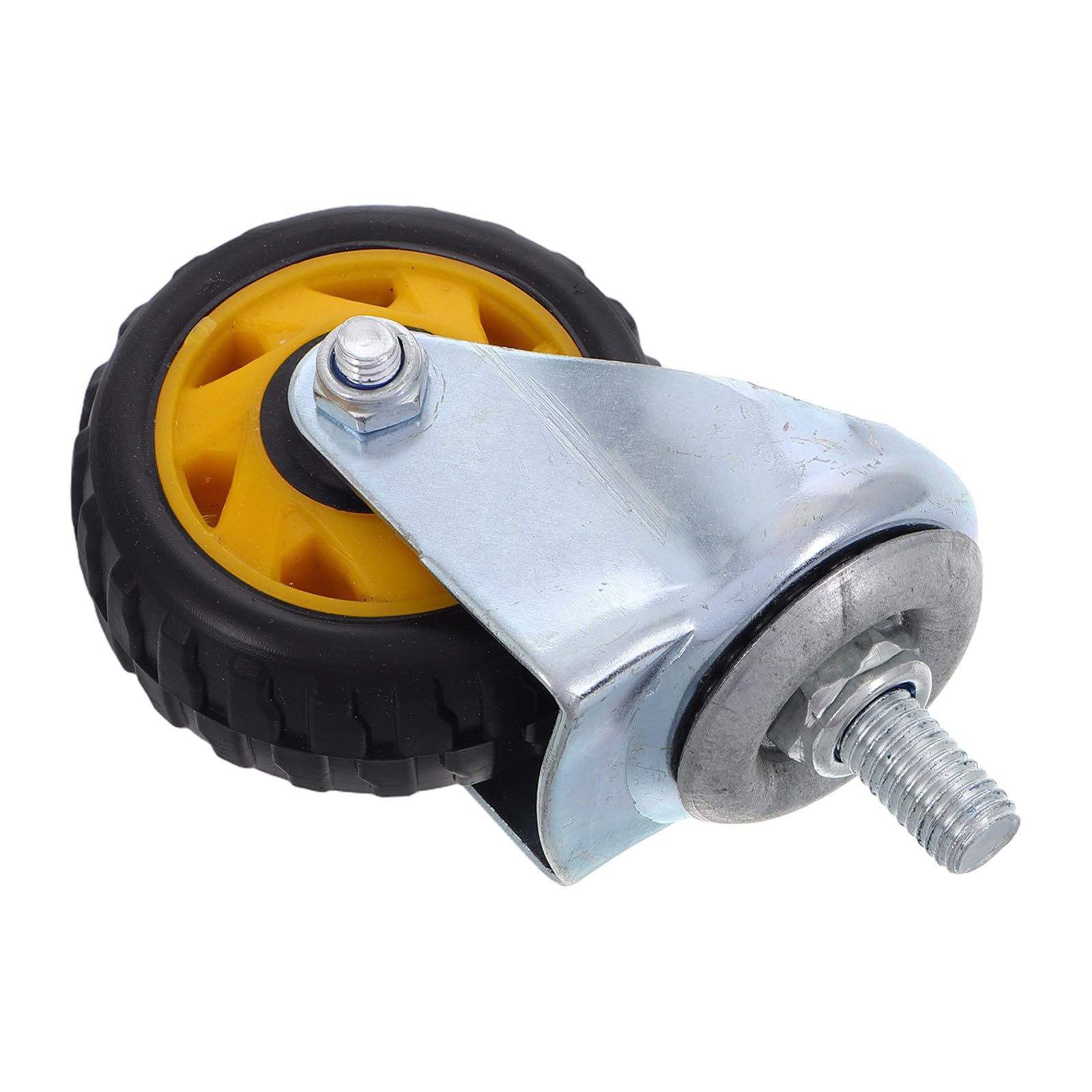 Levemolo Roulettes Pivotantes en Roue Cric et Fer Plastique de Sol Robustes Accessoire Fiable pour Réparation de Cric Hydraulique en Entretien Automobile