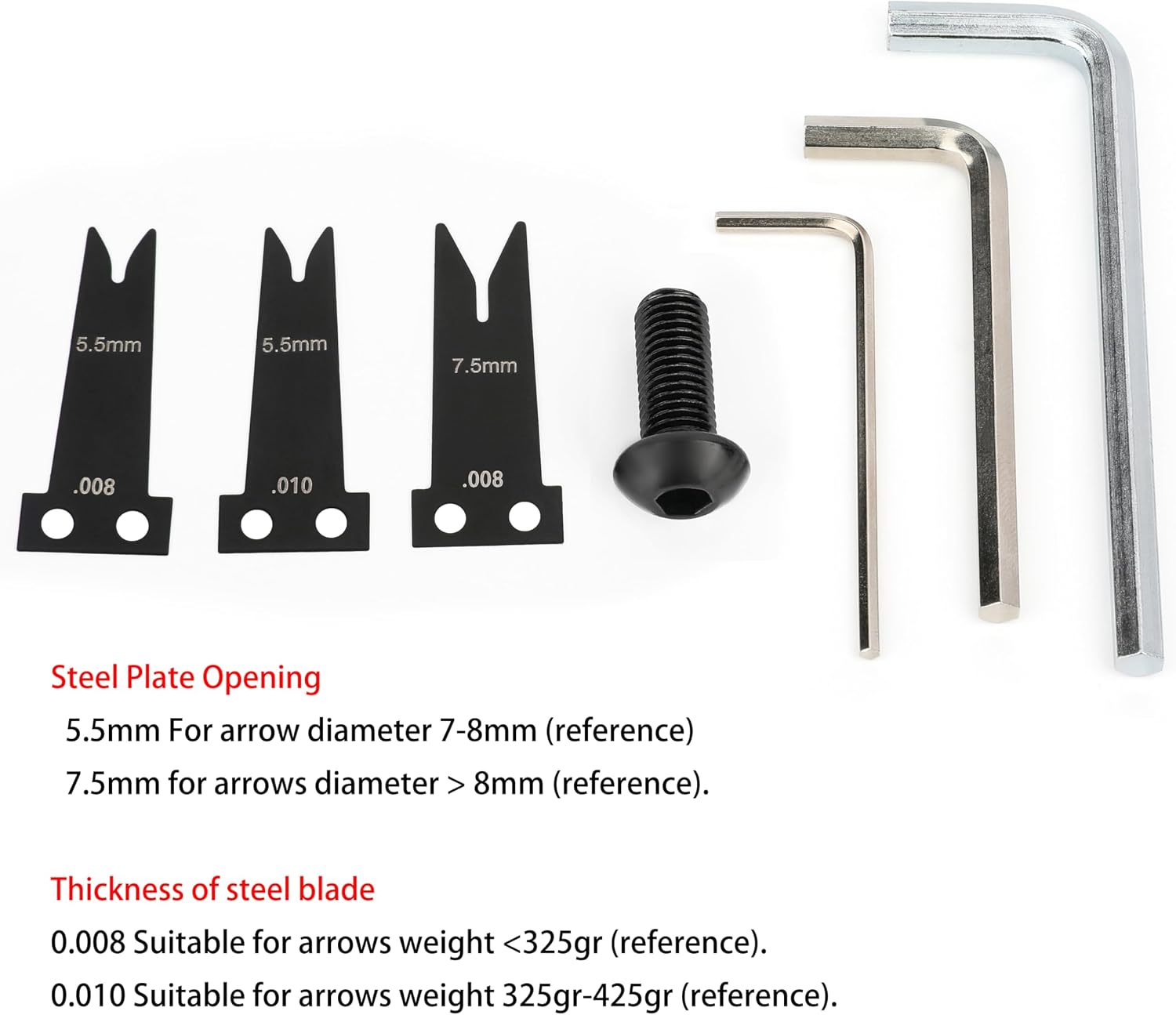 Spring Steel Arrow Rest Four-Way Adjustment for Compound Bow & Recurve Bows Light Weight Aluminum Arrows Rest, Beginners Archers for Hunting & Target Shooting Right-Handed Archer