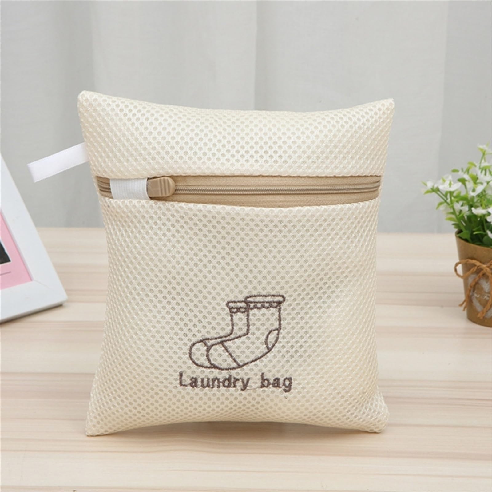 bolsa de lavandería, bolsa de lavandería, Juego de 7 bolsas de lavandería de malla gruesa for lavar prendas delicadas, blusas, medias, ropa interior, sujetadores, lencería