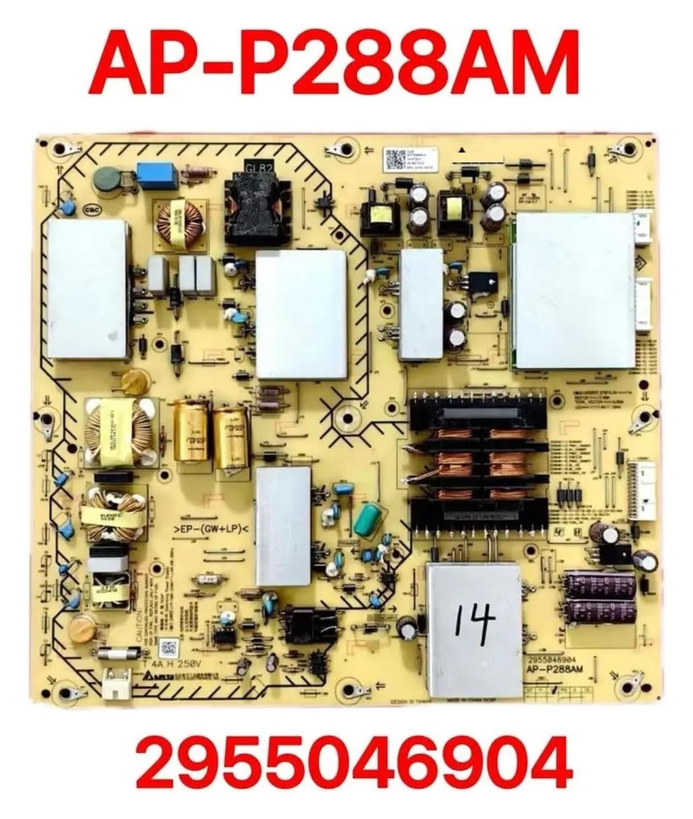Scheda di alimentazione TV AP-P288AM 2955046904, 65X8500G, 65X8588G