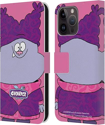 Miniatura 7 de Head Case Designs Funda de piel con licencia oficial de Chowder diseño de la serie animada compatible con Apple iPhone 15 Pro Max