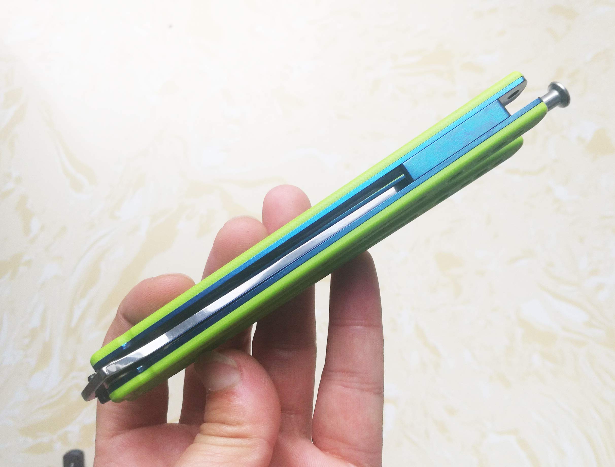 Entraîneur tactique pliant, roulement à billes G10 grip, outil d'entraînement contondant