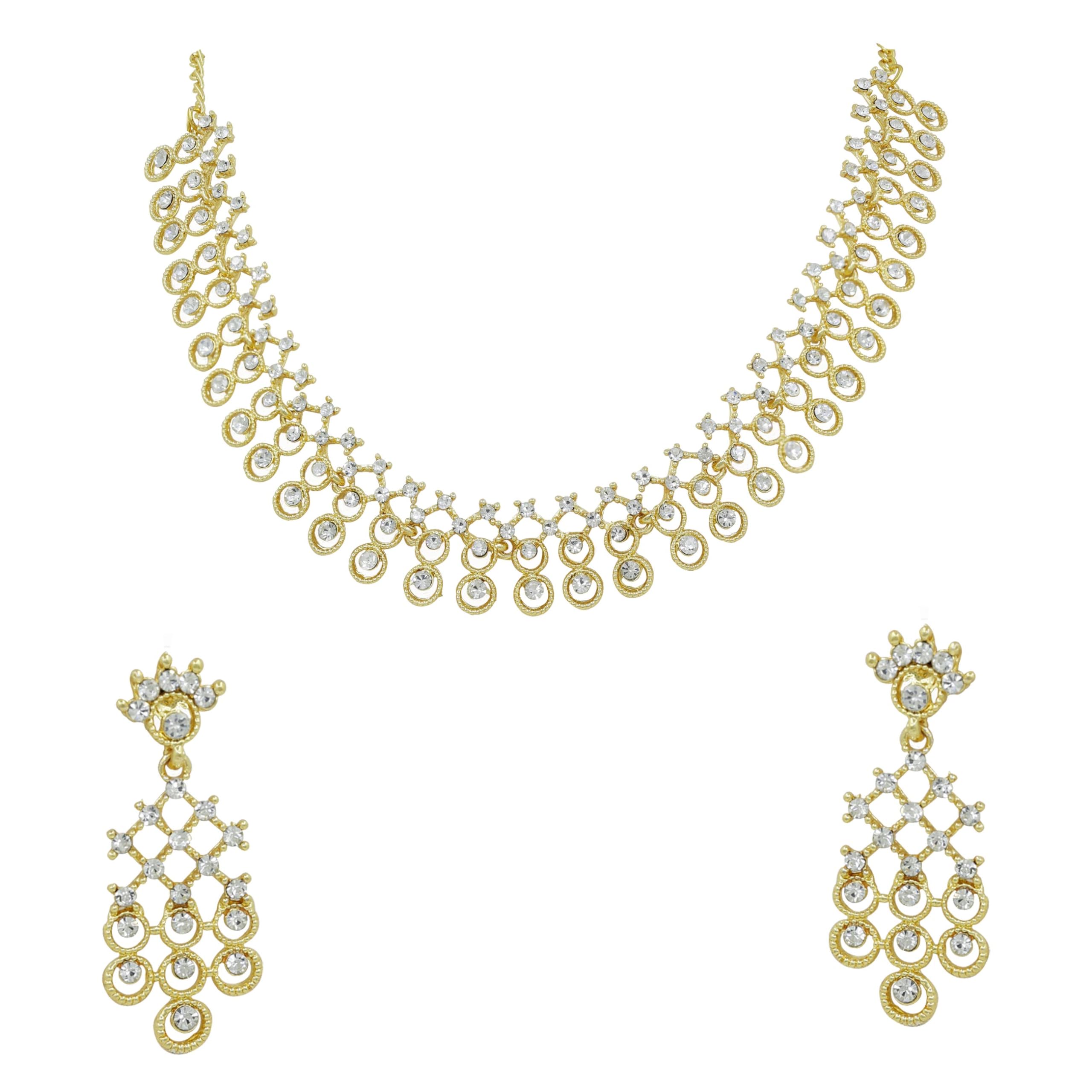 SAIYONI Twilight Sparkle Necklace Set For Women - Rose Gold (B0CYWZRZ4S) Amazon Price History, Amazon Price Tracker