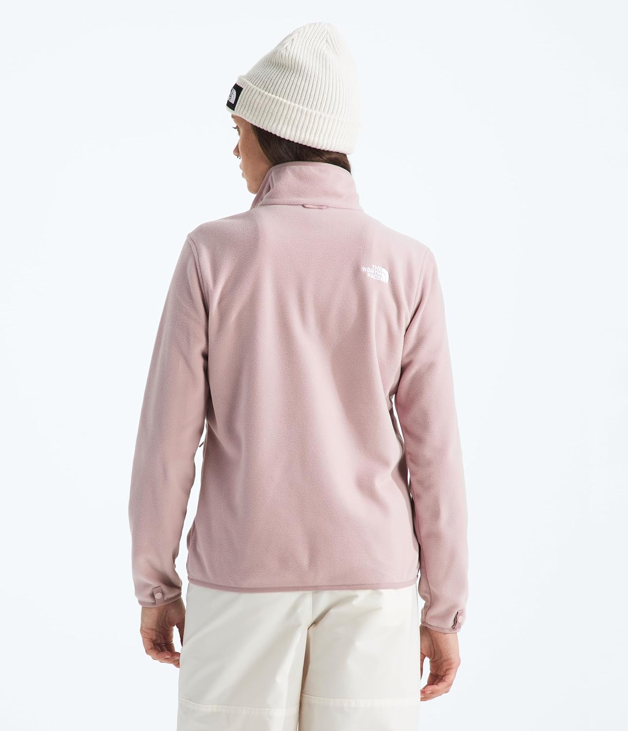 The North Face womens Glacier Fleece Jacket (Standard & Plus Size) - Soft Pullover With Zippered Hand Pockets - Image 2