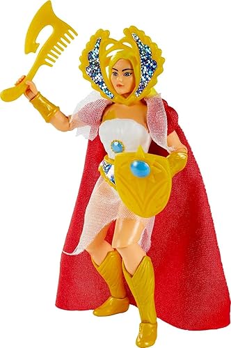 Miniatura 4 de Masters of the Universe Origins Figura de acción, She-Ra, coleccionable, la mujer más poderosa de MOTU, 16 articulaciones articuladas, 5.5 pulgadas