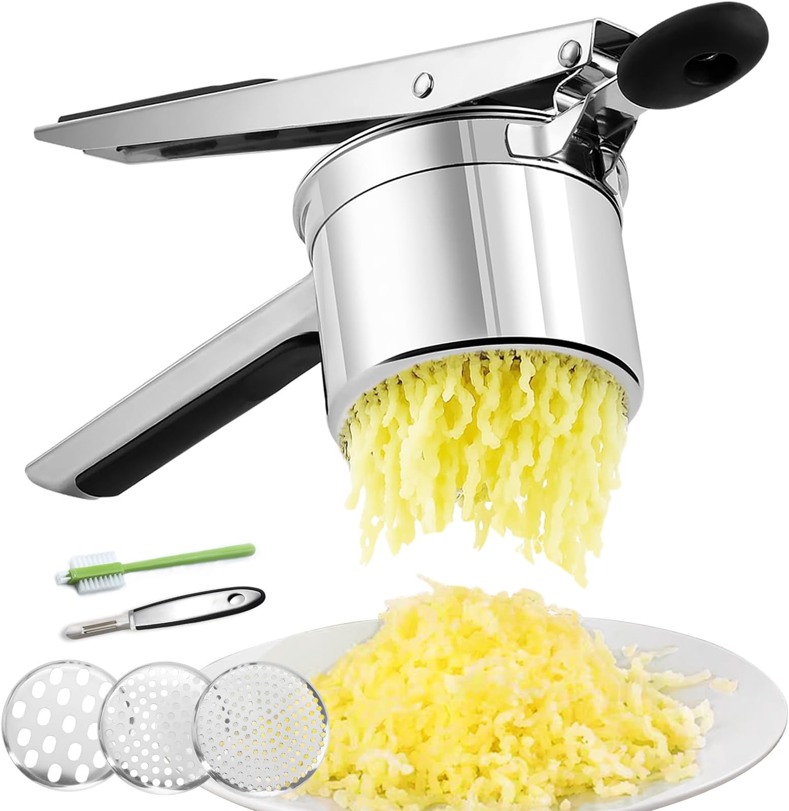 Relaxdays Schiacciapatate Pressa Passatelli Pasta Patate Lavabile relaxdays-schiacciapatate-pressa-passatelli-pasta-patate-lavabile