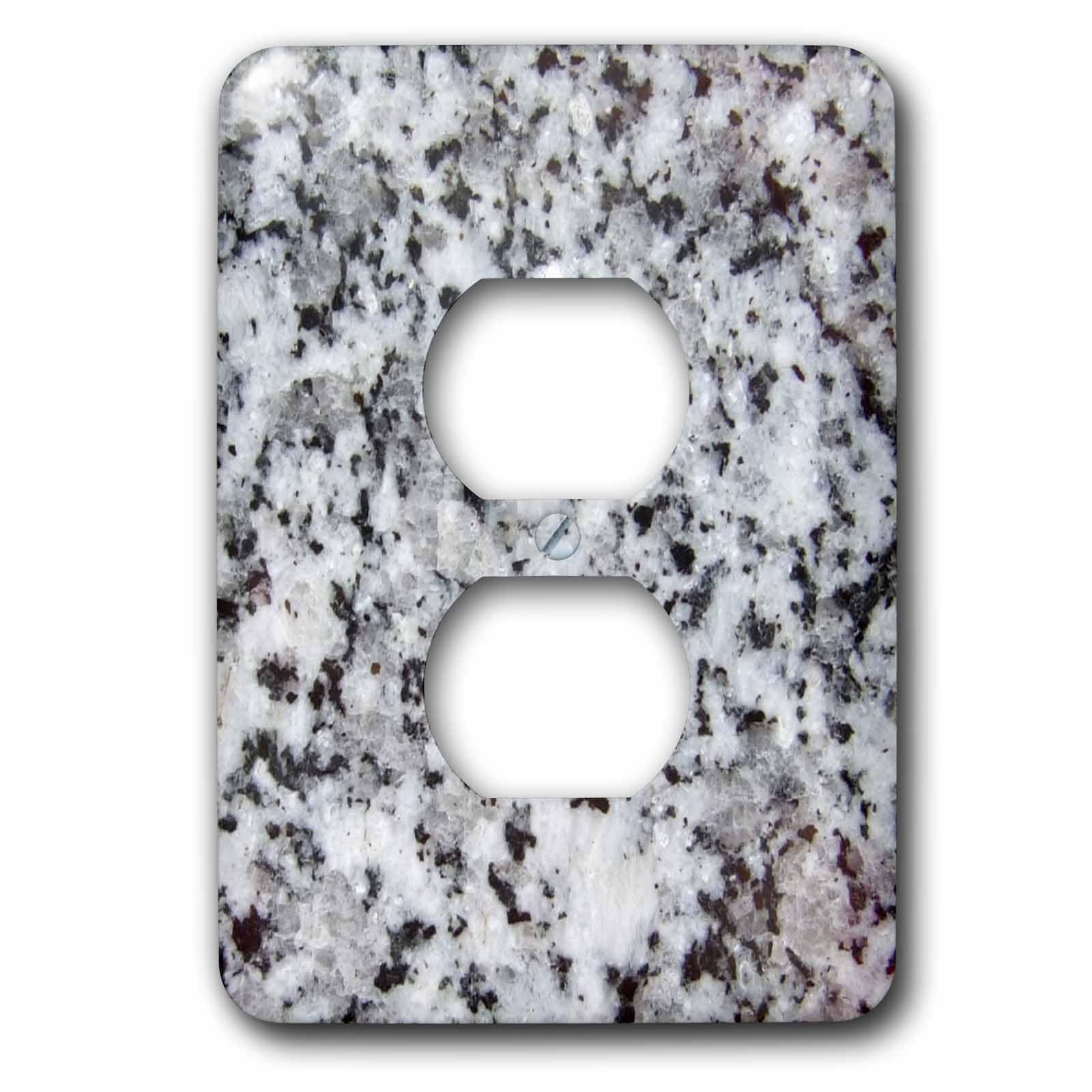 Placa de interruptor textura roca gris para salones modernos y estudios de geología