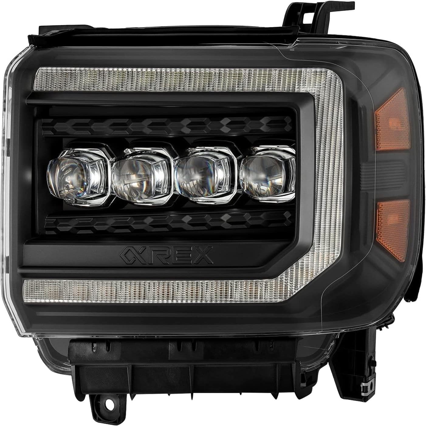 AlphaRex USA 880617 Nova Series LED Projector Headlights fits GMC Sierra 1500