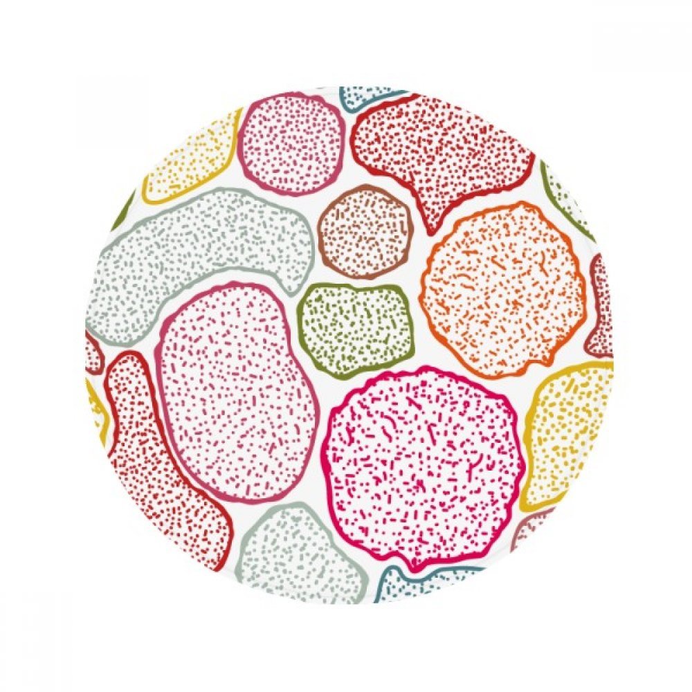 Tapis de biologie coloré 60x60cm antidérapant pour cuisine et salon