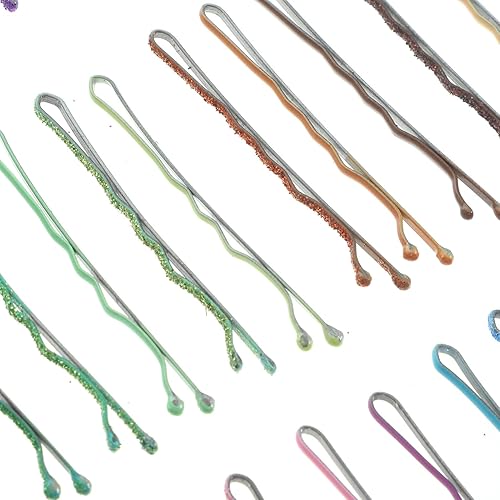 Miniatura 5 de 144 pinzas con purpurina para el cabello, pinzas para el cabello, accesorios para el cabello, pinzas de metal Bobby para mujeres, horquillas de