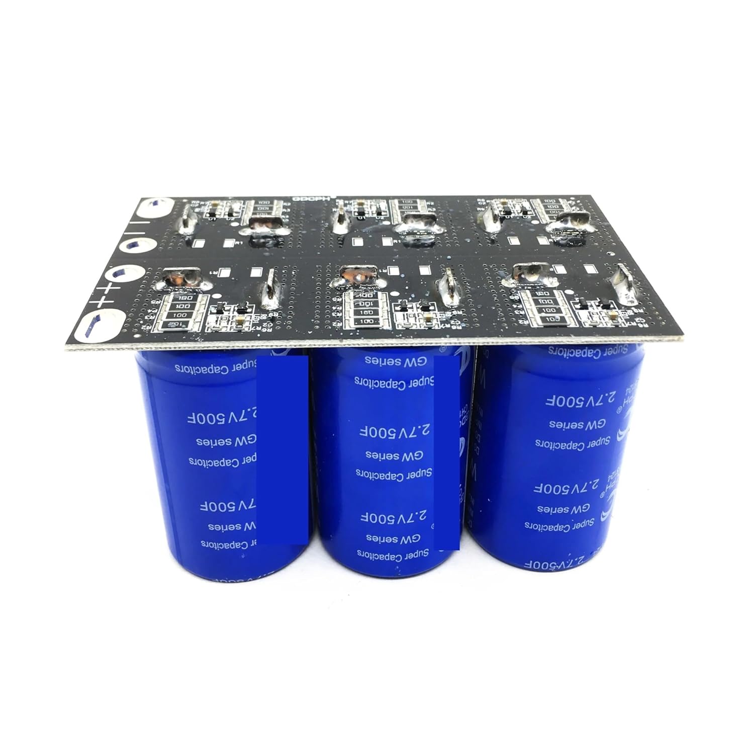 16V83F supercapacitor Automotive Rectifier Module 2.7V500F with Voltage Protection Board(Black)