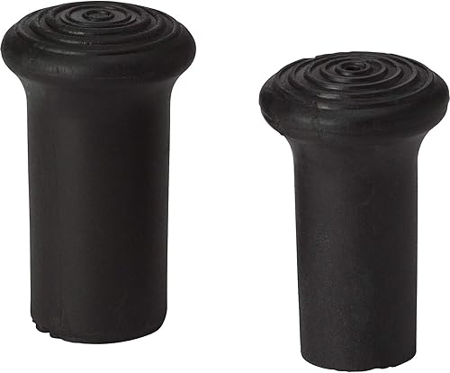 Komperdell Punta de goma regular para bastón de trekking, color negro