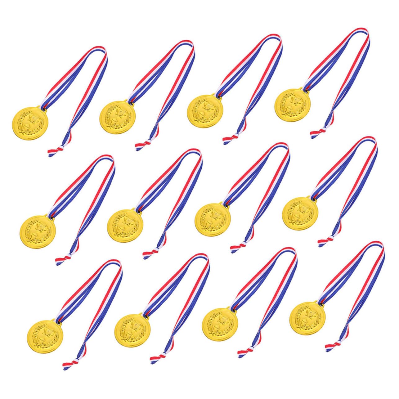 Medallas de Oro para Niños 50 Piezas de Aleación de Zinc