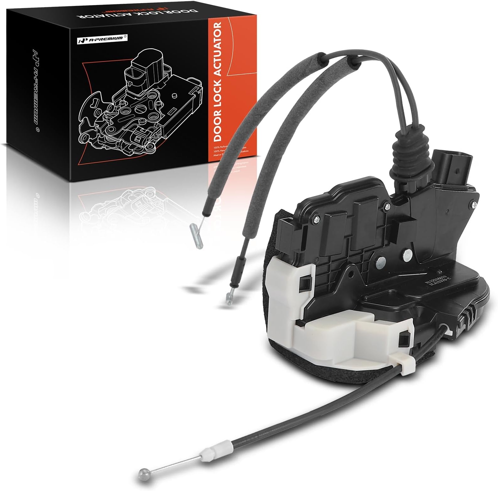 A-Premium Door Lock Latch Actuator Compatible with Kia Vehicles - Sorento 2011 2012 2013 2014 2015 - Rear Right Passenger Side, 4 Pins, Replace# 814202P000, 81420-2P000, DLA1537