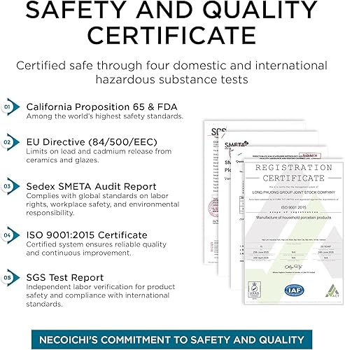 Miniatura 9 de NECOICHI Cuenco elevado para agua para gatos, elevado, con líneas de medición, apto para lavavajillas y microondas (gato, extra alto) color blanco