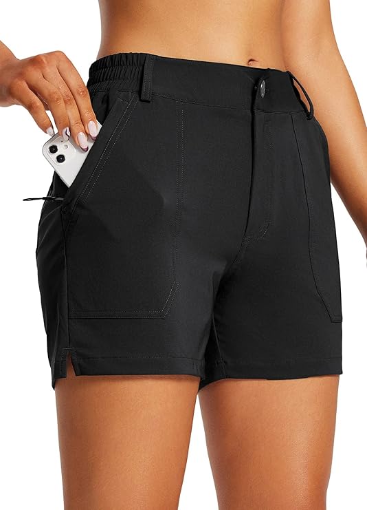 Pantaloncini Cargo BALEAF Donna - Asciugatura Rapida, UPF50+, Impermeabili, Con Tasche - Foto 11