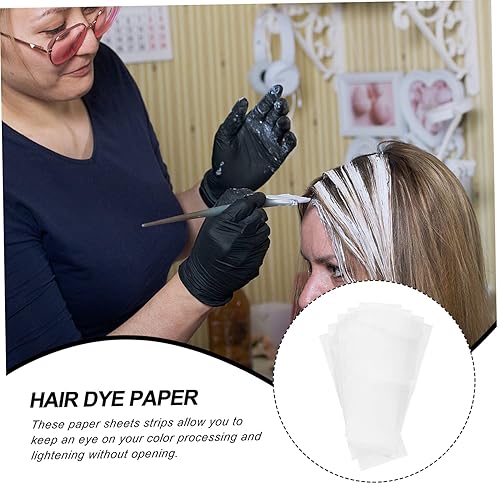 Professional Hair Coloring Strips - 50 Sheets Salon Highlights
